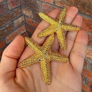 Zara Star Gold Starfish Earrings&Necklace Set